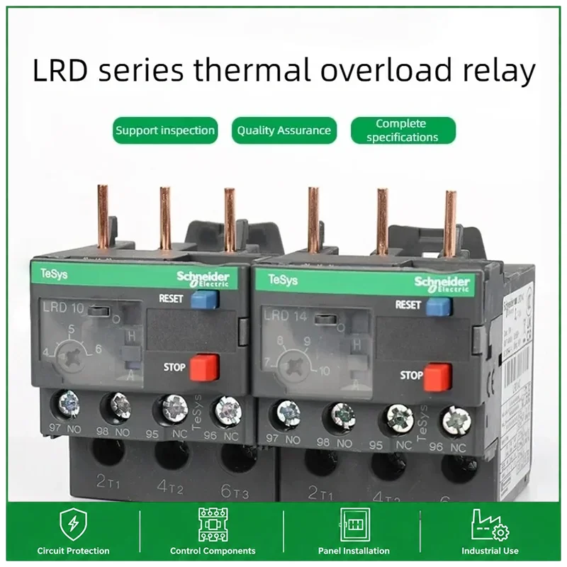Schneider Electric TeSys LRD Thermal Overload Relay LRD10C LRD12C LRD14C LRD05C Motor Protection Relay Industrial Component