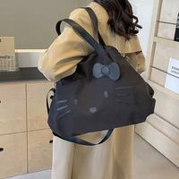 Sanrio Hello Kitty Y2K Shoulder Bag cute Folding BigTravel Bag San Liou Casual HandbagCartoon Versatile Handbag Portable