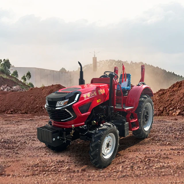 China Small Wheeled 4x4 Agricultural Tractor with Automatic Multi-functional Four-Wheeled Engine on Sale