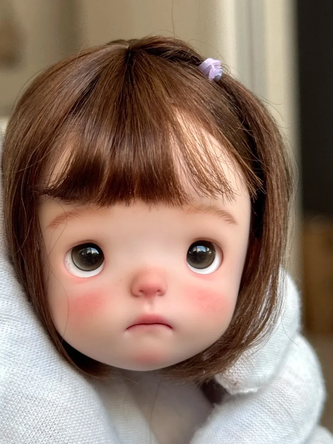 2026 New 1/6 SD BJD Doll Head - doudou  Little P Beautiful Girl Resin Toy High Quality Makeup Just a Head Gift