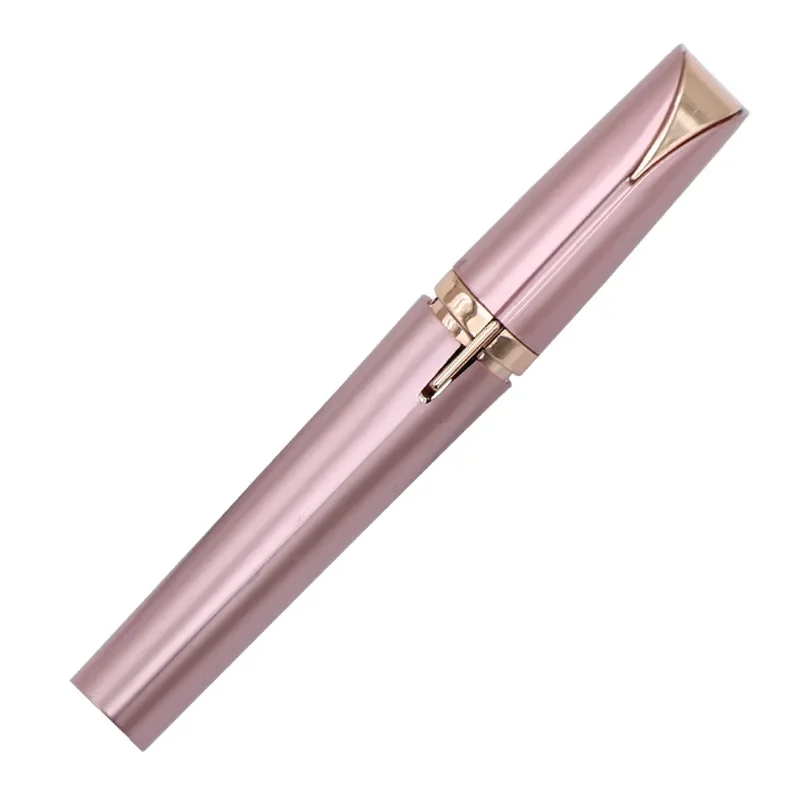 Elektryczny trymer do brwi Akumulatorowy trymer do brwi Damska mini golarka Depilator Kompaktowy kształt pióra Brzytwa do brwi Przenośna