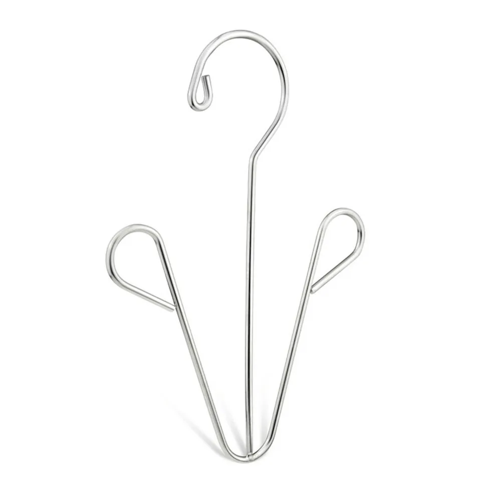 

8Pcs Heavy Duty Shoe Dry Rack Stainless Steel, Adjustable Boot Stretcher Stand for Home Travel Camping Use Silver Finish