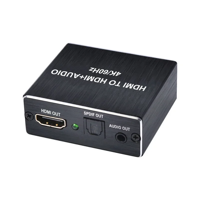 4K 60Hz HDMI Video Converter Adapter Optical TOSLINK SPDIF Audio Extractor 5.1 Channel for PS4 DVD Laptop computer To TV Monitor