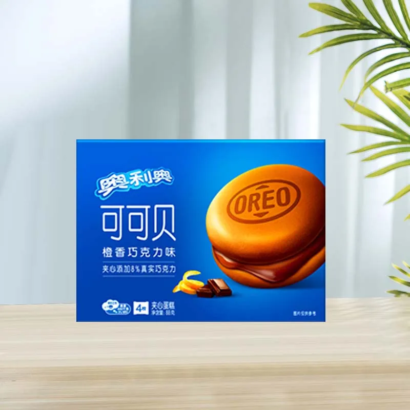 3,11 унции (88 г) * 2 упаковки Oreo Cocoa Cake со вкусом апельсинового шоколада, 4 шт.