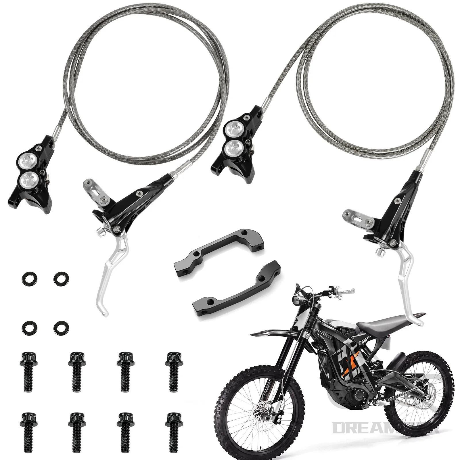 Upgraded Front Rear Brake Kit For 79Bike Falcon-M Sur-Ron Light Bee Segway X160