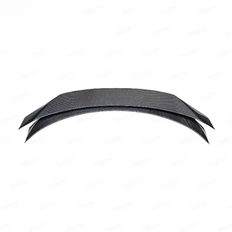 

High Quality 2024 Highland Single Rear Spoiler Wing Dry Carbon Fiber StormX Style Car Exterior Replacement Accessory Fit Model 3