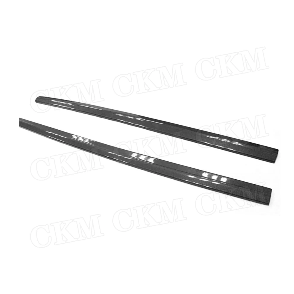 Carbon Fiber Side Skirts Covers for Audi A3 S3 RS3 Sedan 4 door 2014 2015 2016 2017 2018 FRP Side Bumper Aprons Car Styling