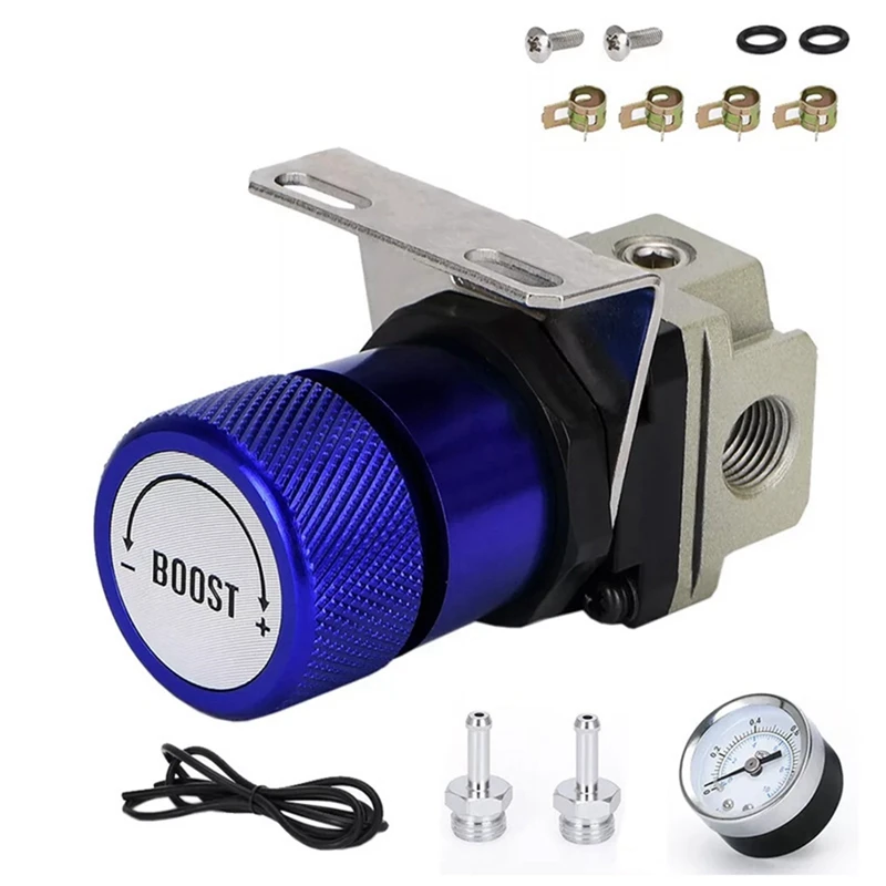 Blue JDM Universal Manual Turbo Boost Controller 1-150 PSI Gauge For SR20DET SR