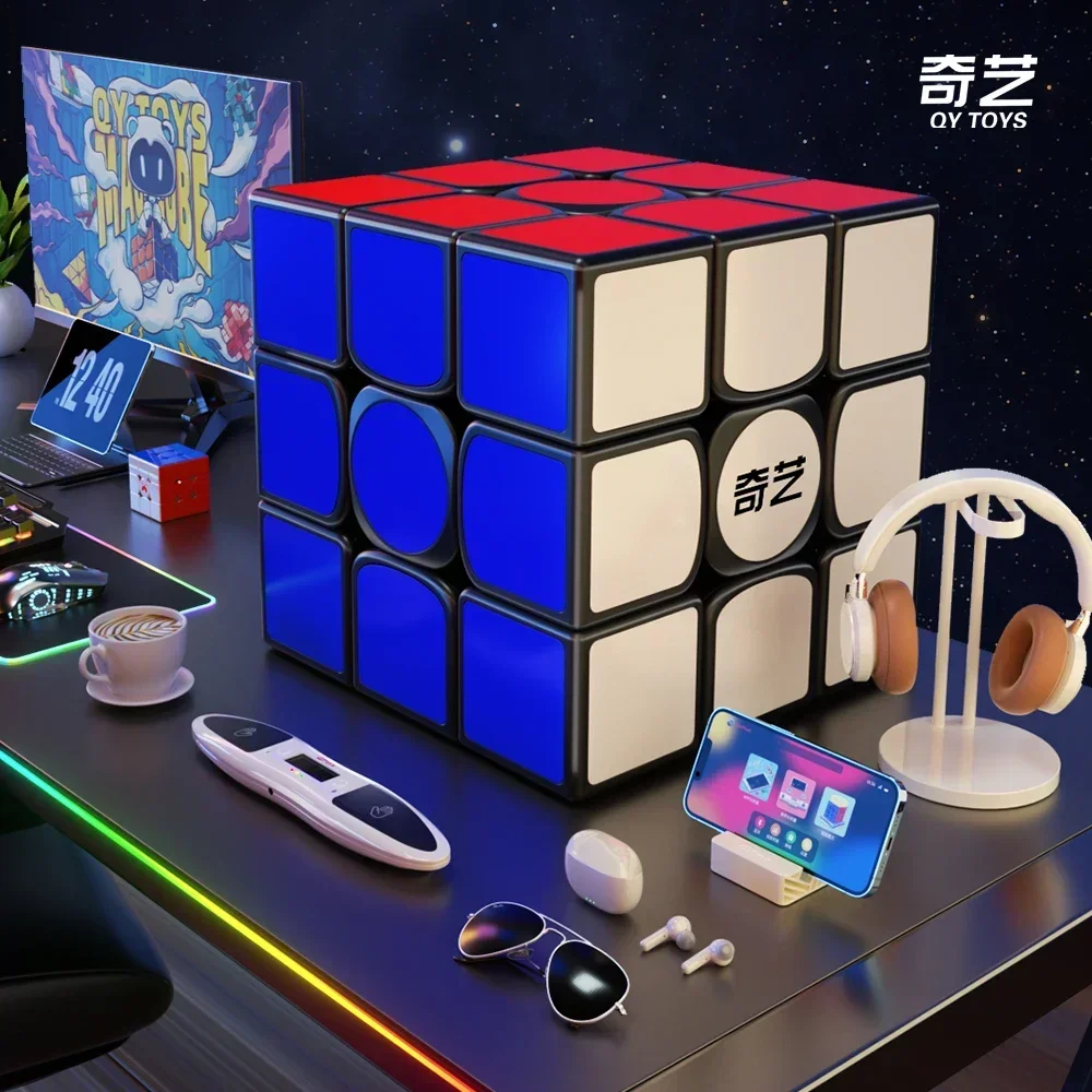 QiYi 38.8cm Cube Giant 3x3 Cube Warrior Plus Max Box Giant Cube 3x3x3 Magic Cubes Professional Speed CubeToy for Children Gift