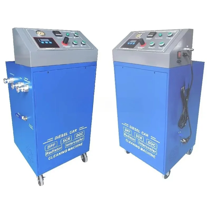 New Style High Pressure Mobile Radiator Engine Block Flush Diesel Particulate Filter SCR DOC DPF Cleaning Machine For Sale