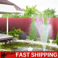 1.5W Solar Fountain Pump for Bird Bath Energy Saving Solar Fountain with Panel Water Pump 200L/H for Outdoor Fish Tank Aquarium