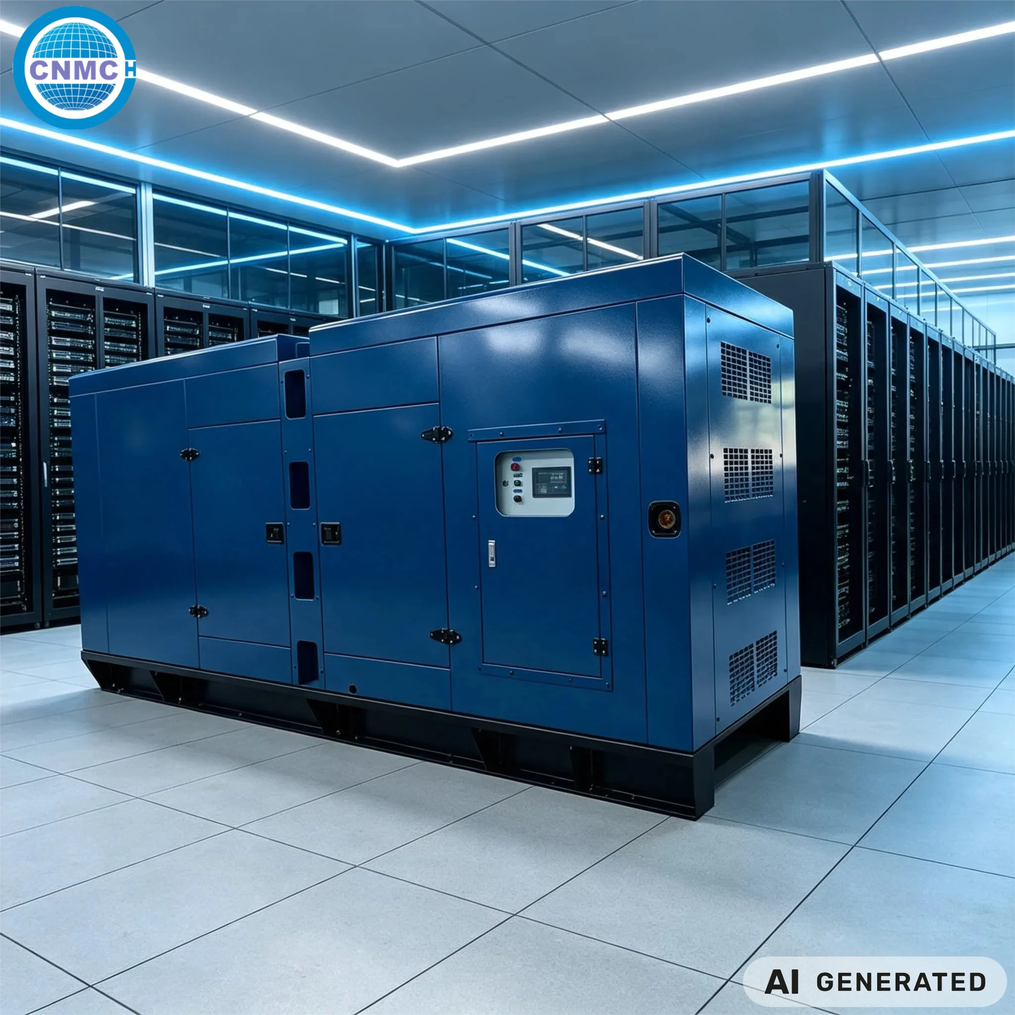 Electricity Generator 500KW 1000KW 2000KW 3000KW 13.8kV 60HZ Diesel Generator Baudouin Data Center UL 2200 EPA certified