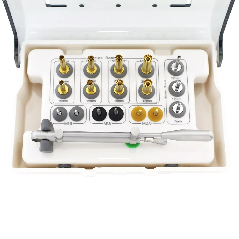 1set Dental Implant Fixture Remover Kit Dentistry Removal Screw Hex Driver Wrench Similar with Neobiotech FR Dentist Tools Sets