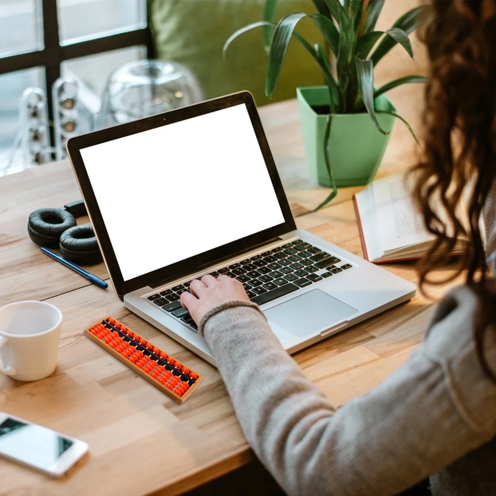 중국 주판 어린이 수학 학생 ABS 실용 구슬 산술 연구 장식 계산 교육 장난감 산술
