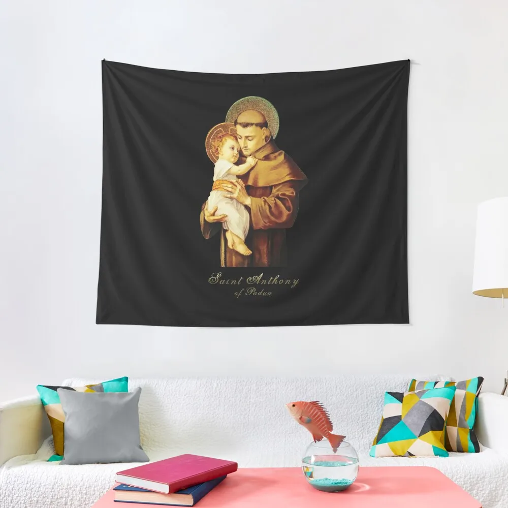 

Saint Anthony of Padua Tapestry Wall Art Nordic Home Decor Aesthetics For Room Tapestry