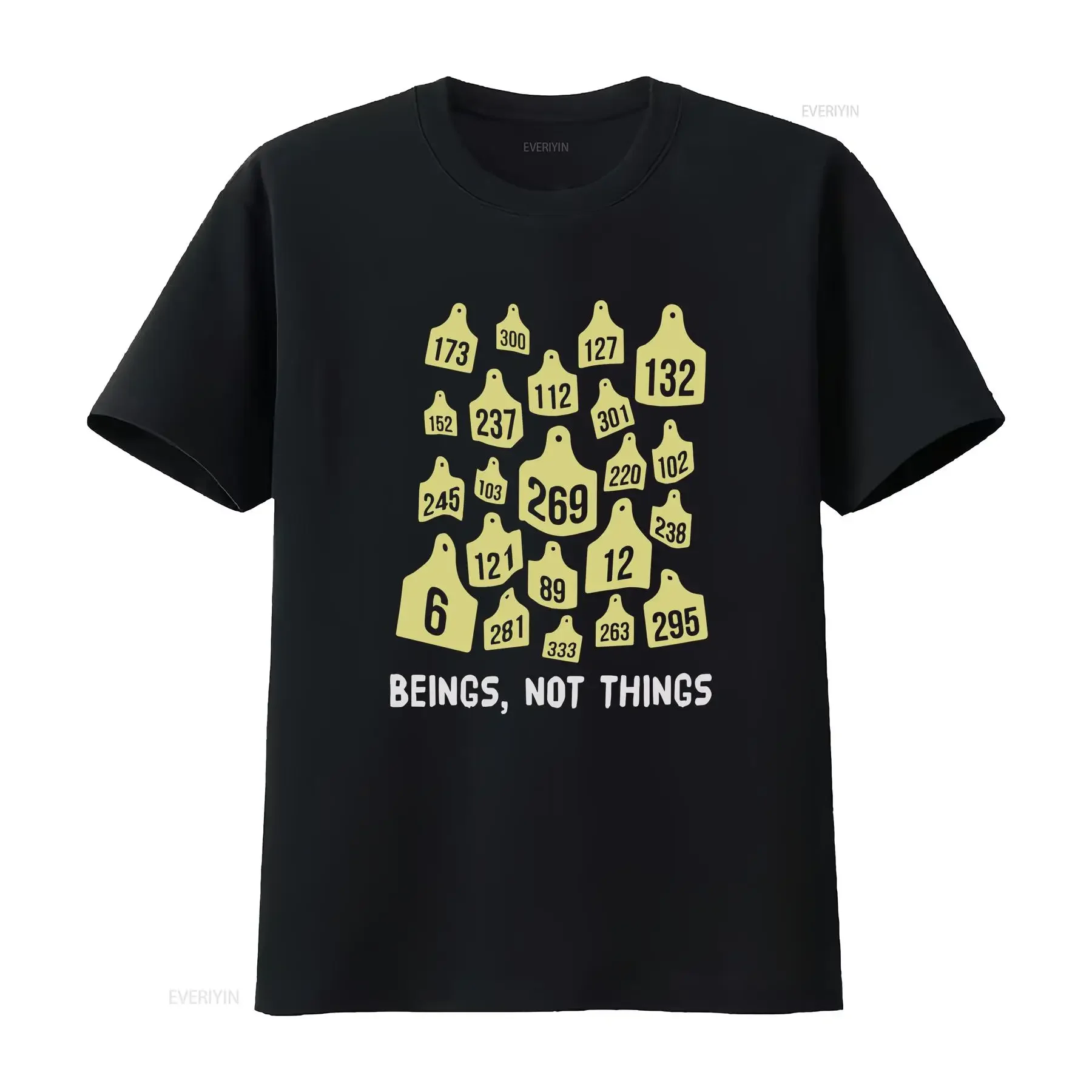 Beings Not Things T shirt Vegan Go Apparel Plant Based Animal Rights liberation vintage Washed Breathable graphic streetwear
