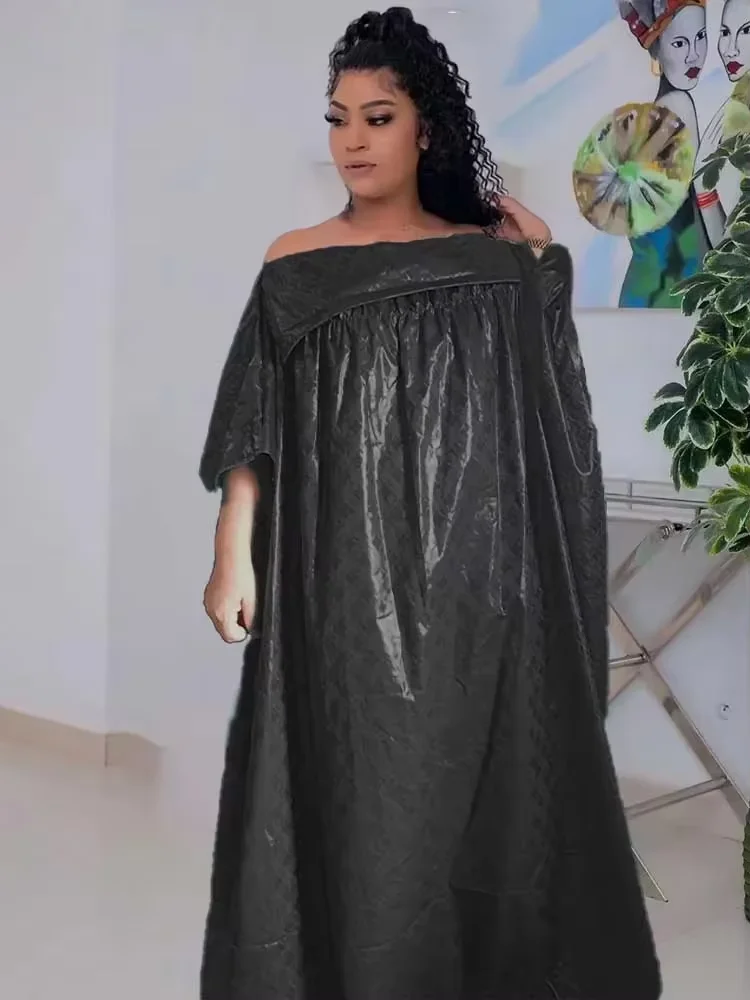 

Original Bazin Riche Long Dresses Ankara Nigeria Women Dashiki Robe African Traditional Outfit Luxury Party Dress Latest Evening