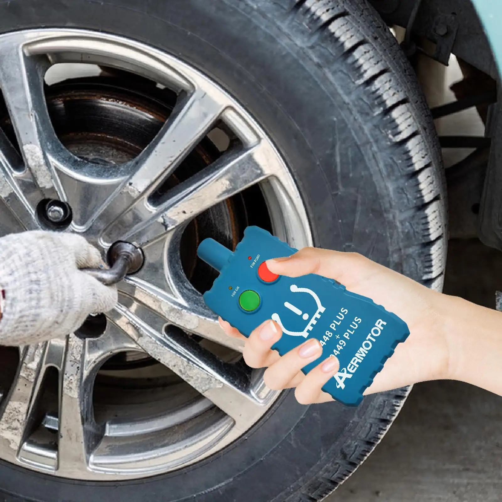 

TPMS Reset Tool High Performance Tire Pressure Monitoring Device Tire Sensor Relearn for Car After Tire Change