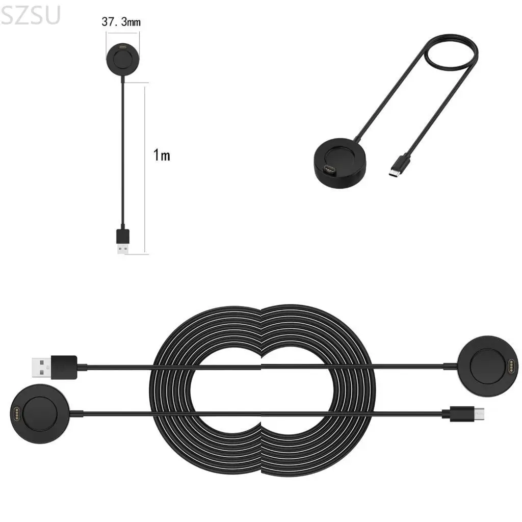 SZSU Quick Energy USB Cord Strong PVC Construction Charges 100cm for Watch FENIX5