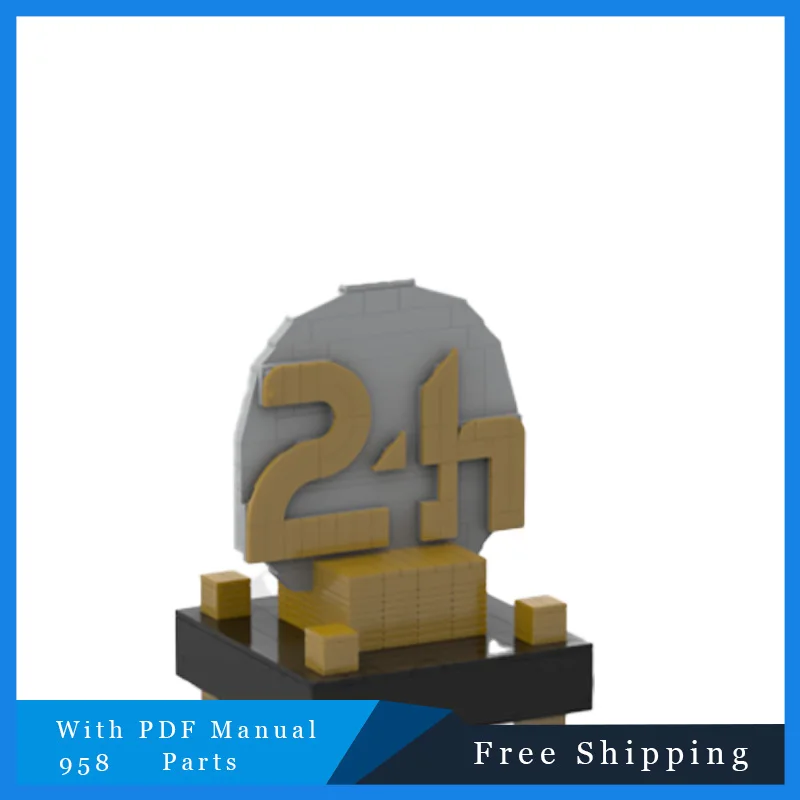 958 PCS MOC Advanced Wooden Trophy Building Block Model Puzzle Children's Combination Toy Christmas Birthday Gift For Kid Adults