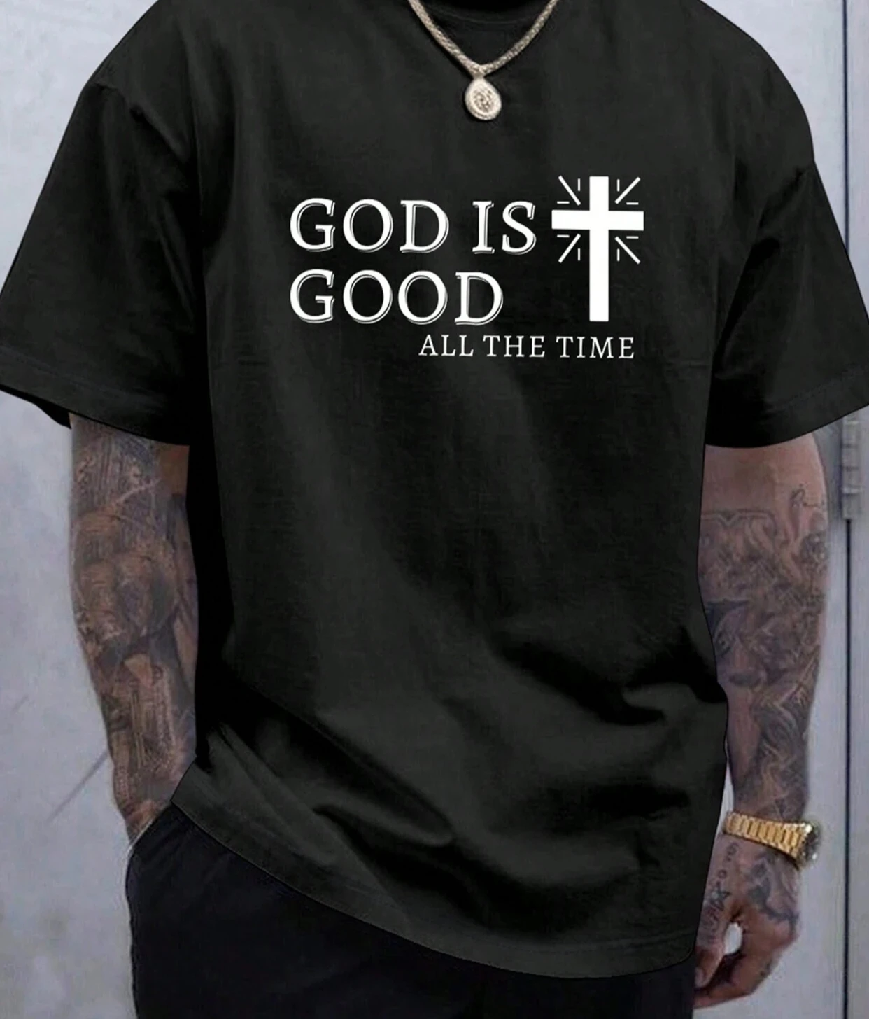 เสื้อยืดแขนสั้นทรงหลวมสไตล์ยุโรปและอเมริกา ผ้าฝ้ายแท้ สำหรับผู้ชายและผู้หญิง รุ่นใหม่ประจำฤดูร้อนปี 2025