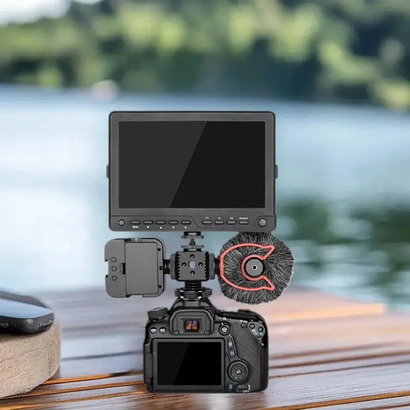 Camera Accessories Three-head Hot And Cold Shoe Base Aluminum Alloy Extension For Camera Cage Rig Variety Of Expansion Interface