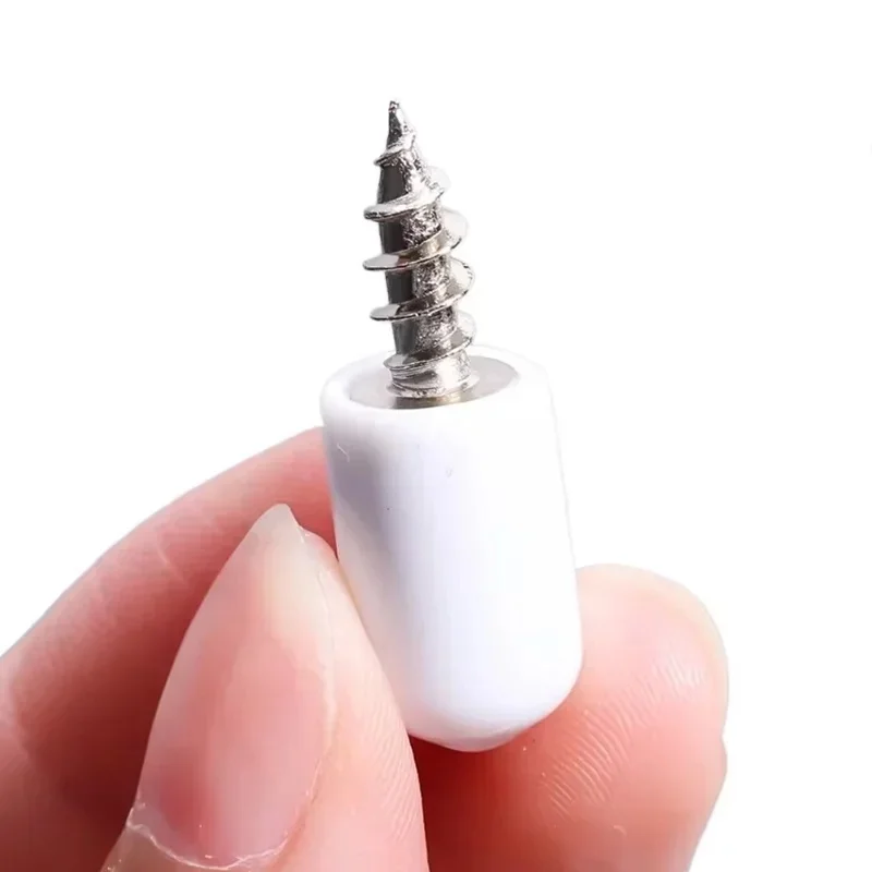 12/24/36/48set Self Tapping Screw Cabinet Shelf Bracket Laminate Support Sleeve Non-Slip Layer Glass Plate Holder Fixed Screw