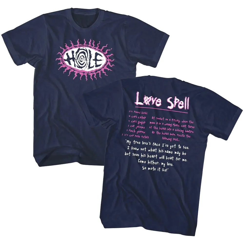 Hole Love Spell Lyrics Men's T Shirt Adult