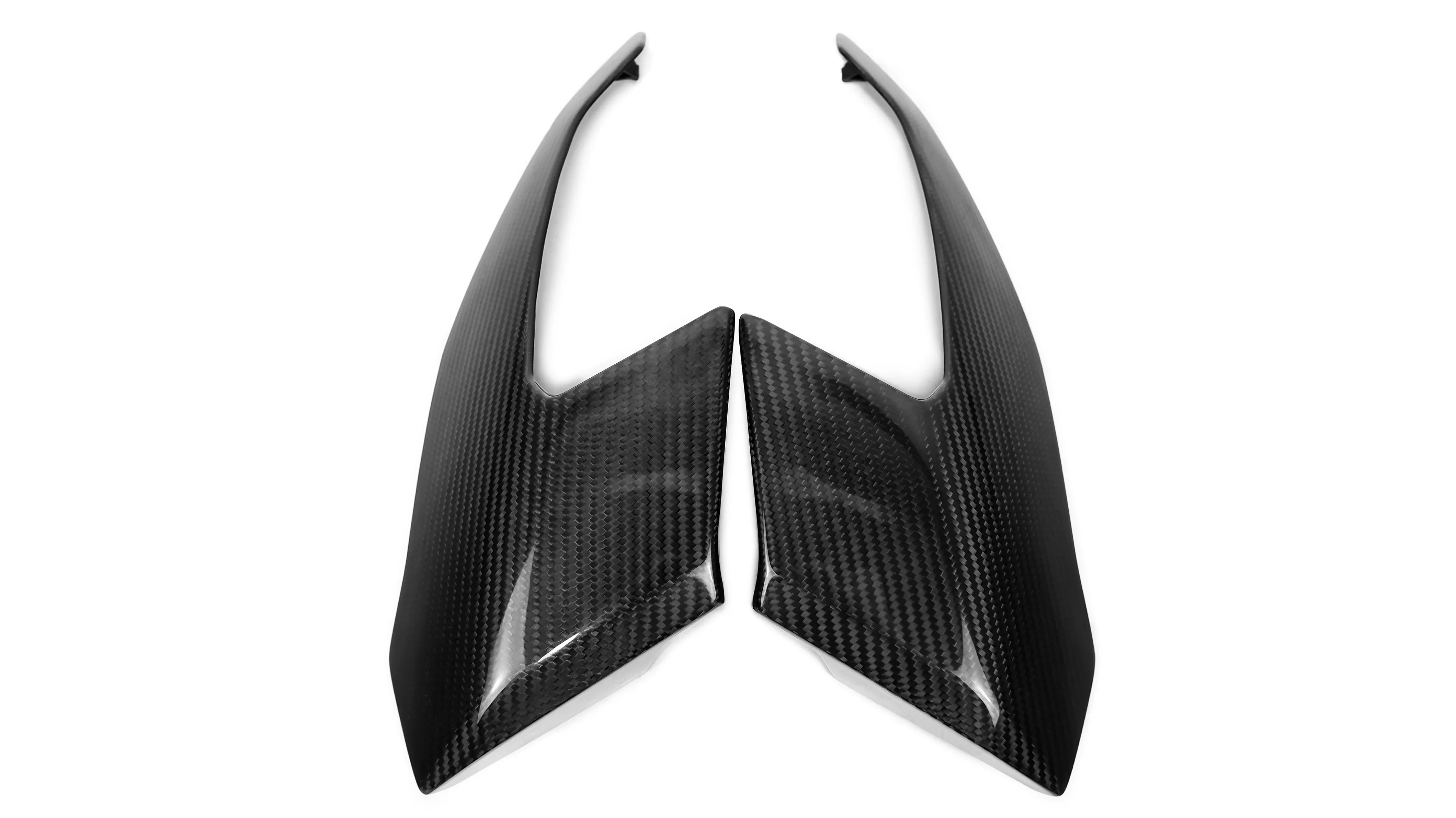 Motorcycle Accessories Front Side Panel Carbon Fiber 3K Twill Glossy Black Fit for S1000xr Models