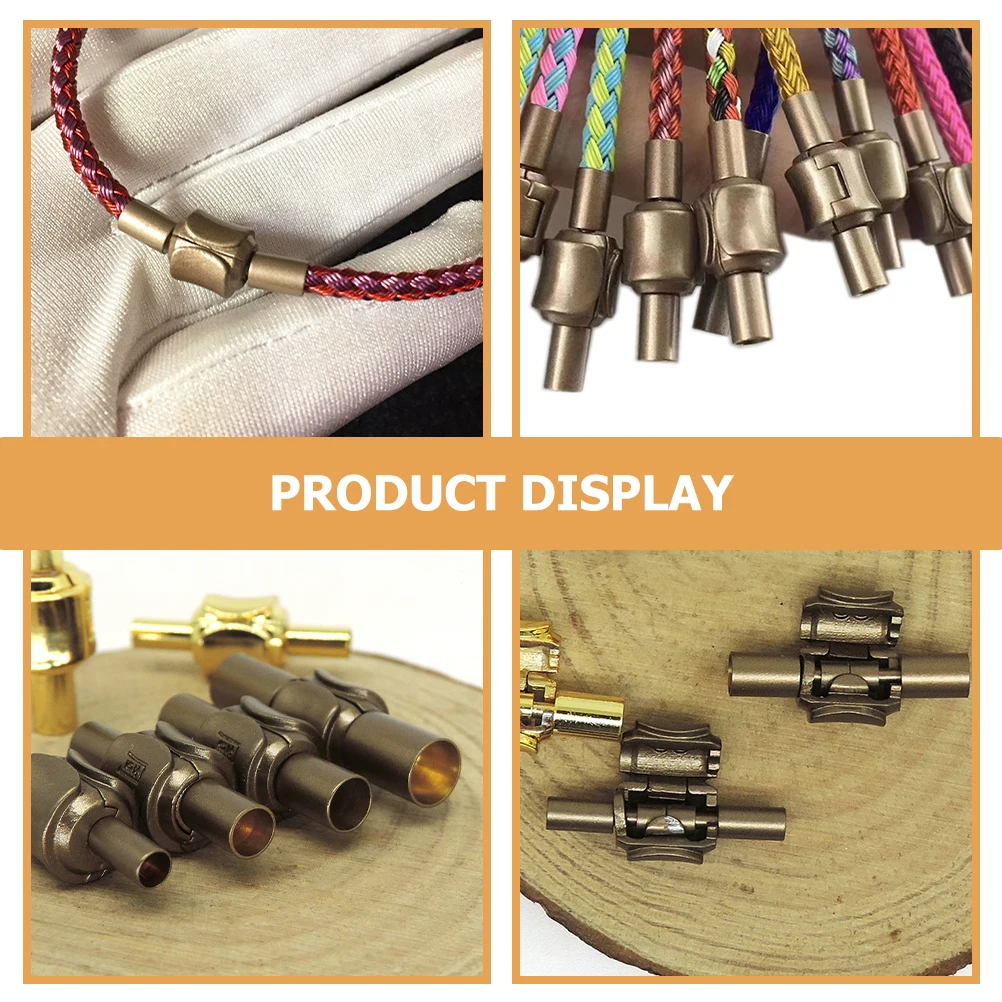 

Cord Buckle 1 Pc 3mm Hole DIY Bracelet Accessories Beads Clasps Jewelry Connectors Necklace Bracelet Craft