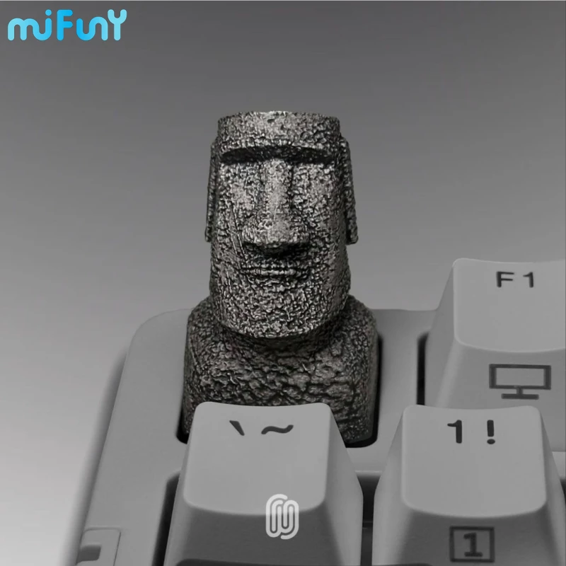 Resurrection Island Stone Statue Keycap Original Personality Keycap 3D Print Customization Mechanical Keyboard Accessories Gift