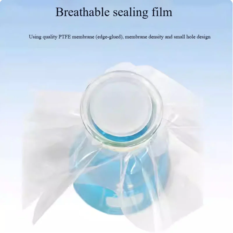 500 pieces/box high temperature resistant sealing film tissue culture triangular conical flask sterilization breathable sealing