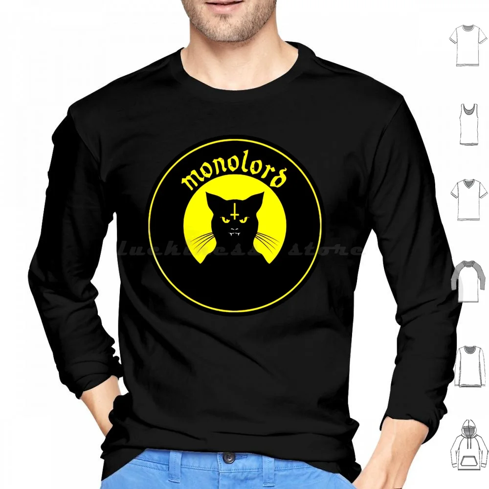 Cute Black Feline Hoodie cotton Long Sleeve Foliage Bushes Rhodo Dendron Forsythia Spring Abelia Flowers Sweetshrub