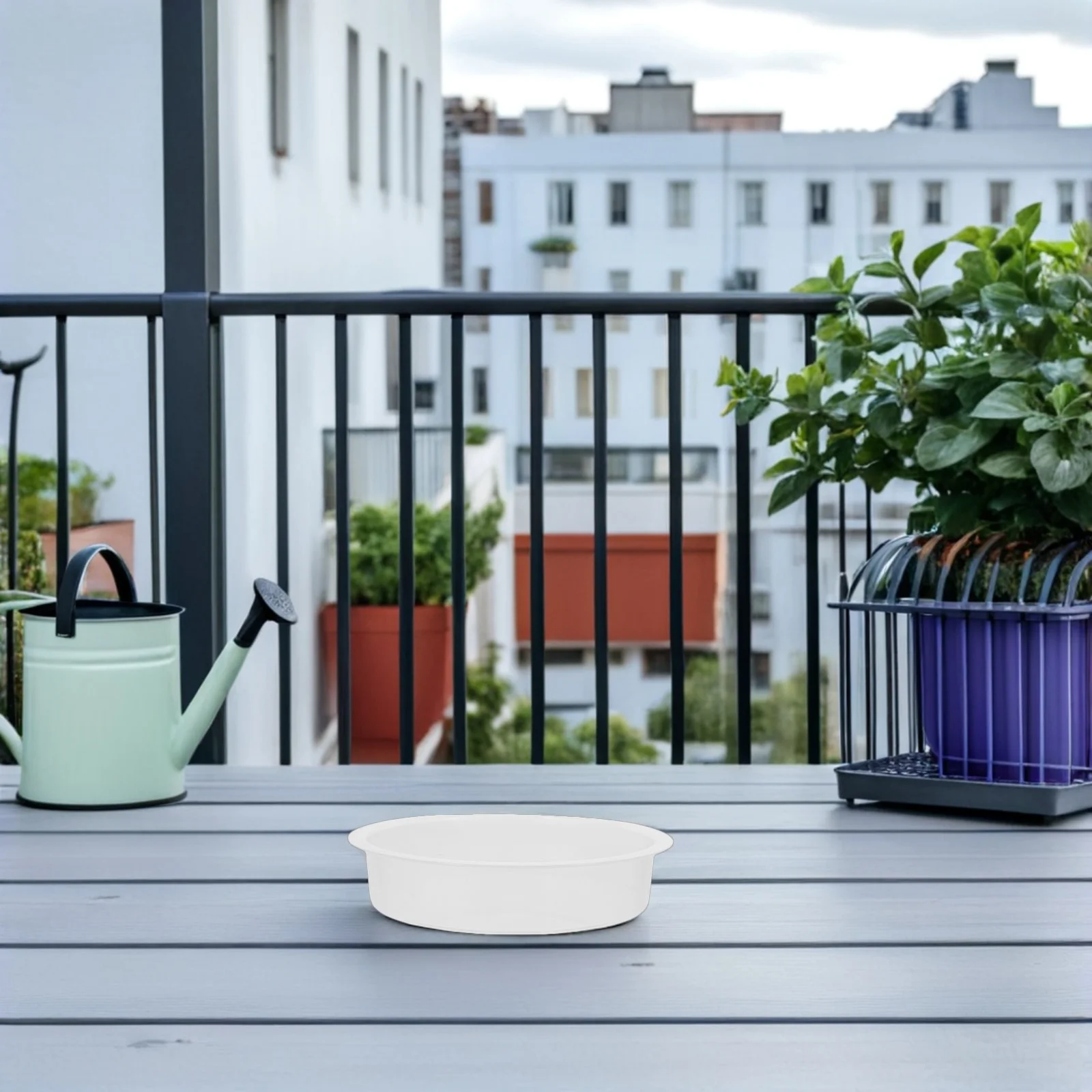 

6Pcs Bird Water Bowl Plastic Sturdy Outdoor Birdbath Tray Hummingbird Feeder Garden Bird Water Bowl Bath for Birds