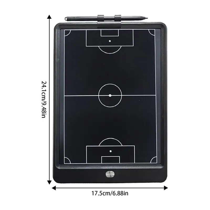 Prancheta de Futebol para Treinadores, Reutilizável Sports Coaching Board, Basquete Play Board, Treinamento Versátil, Escrita Tablet