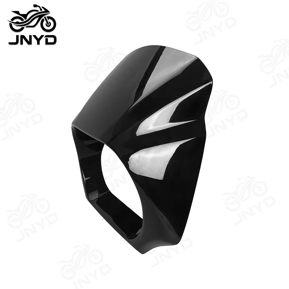 JNYD Motorcycle Accessories Black Front Headlight Fairing Mask Cowl Cover For Harley Sportster S 1250 RH1250 2021-2023