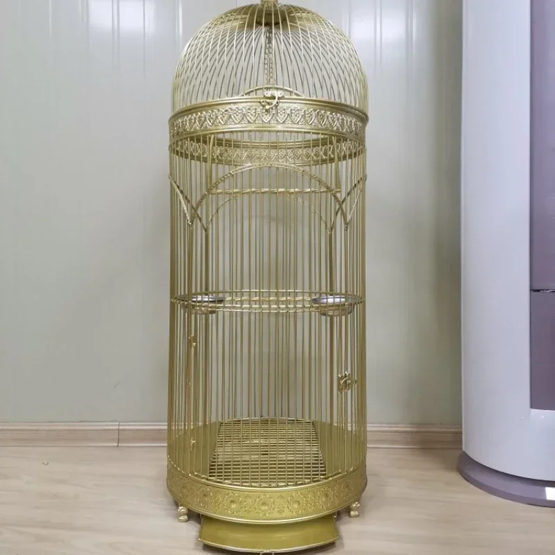 Metal Large Bird Cages House Parrot Canary Birdhouse Outdoor Bird Cages Breeding Pet Products