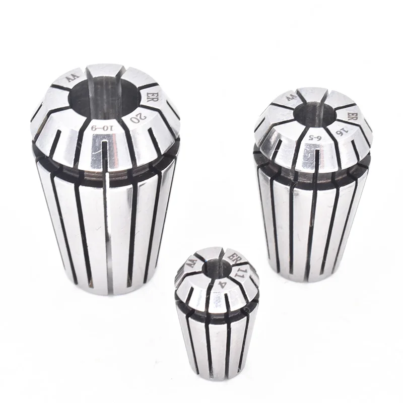 Aa grau 1 peça er16 1-10mm 1/4 1/8 mandril de pinça de mola, precisão 0.008mm para ferramenta de torno, motor de eixo