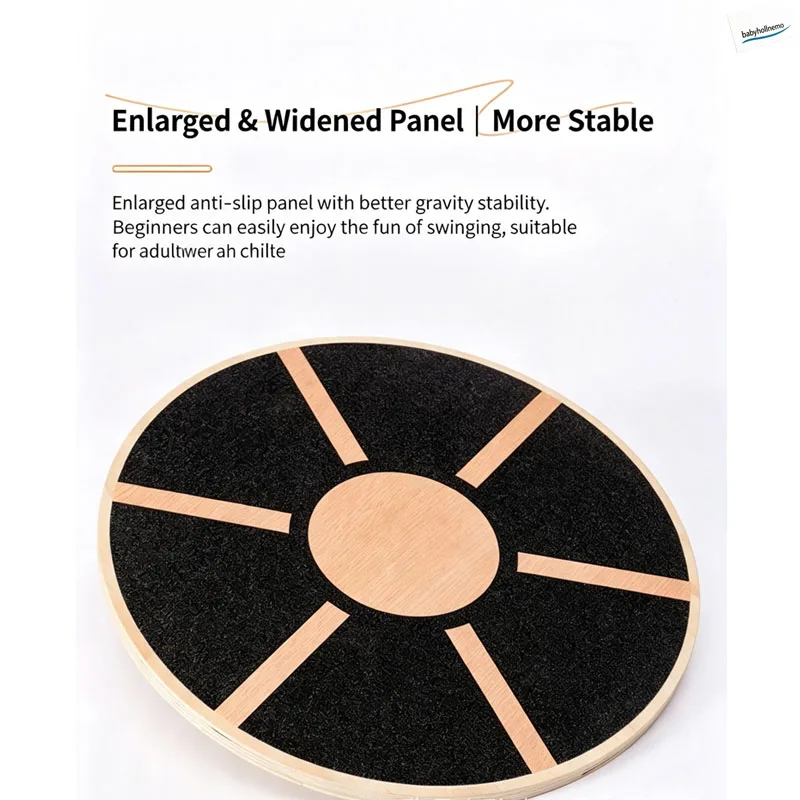 Round Non-Slip Wobble Balance Board, 39.5 cm