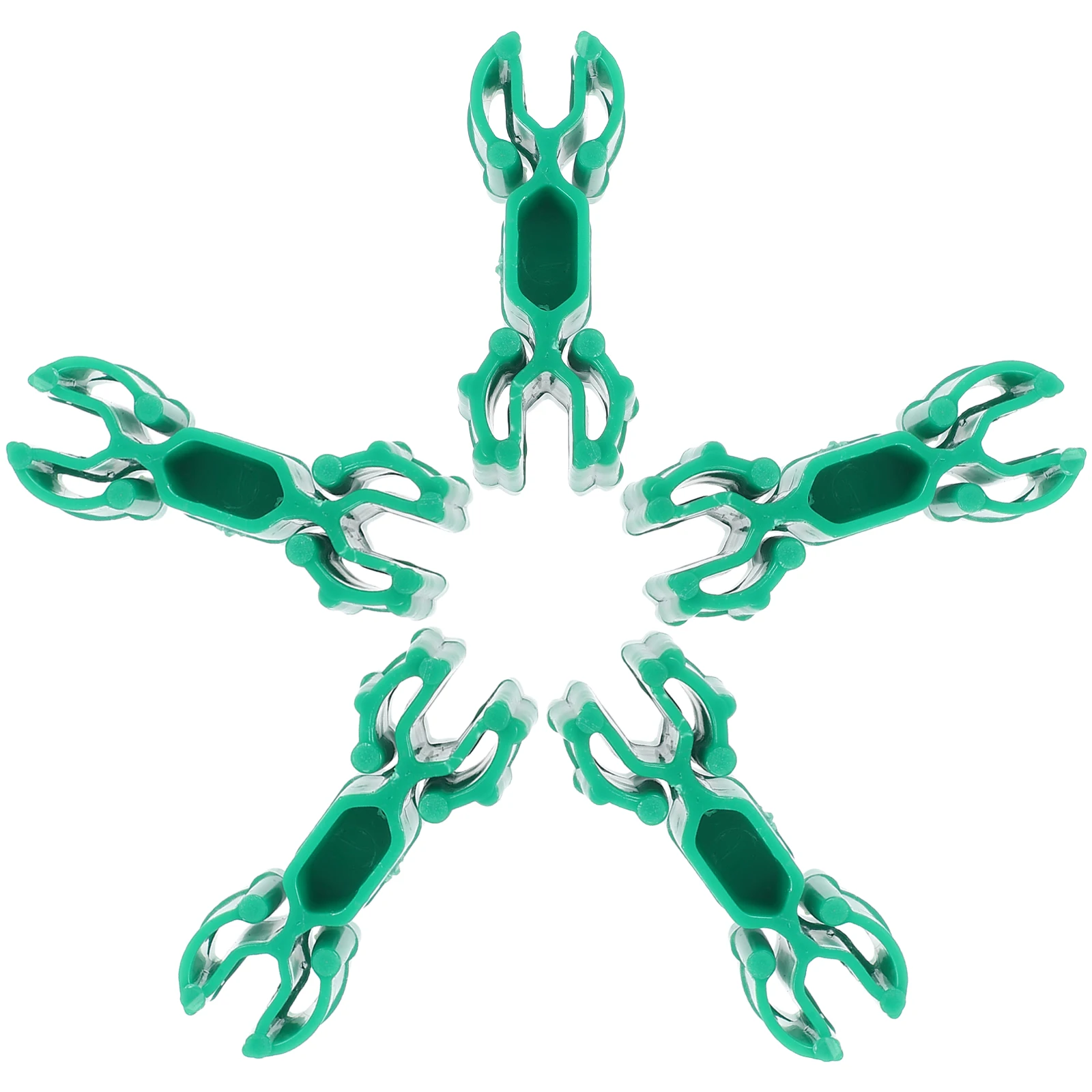 

5 Pcs Train Track Connector Green Plastic Adapters for DIY Stable Pretend Play Simulation Model Accessories Train Set