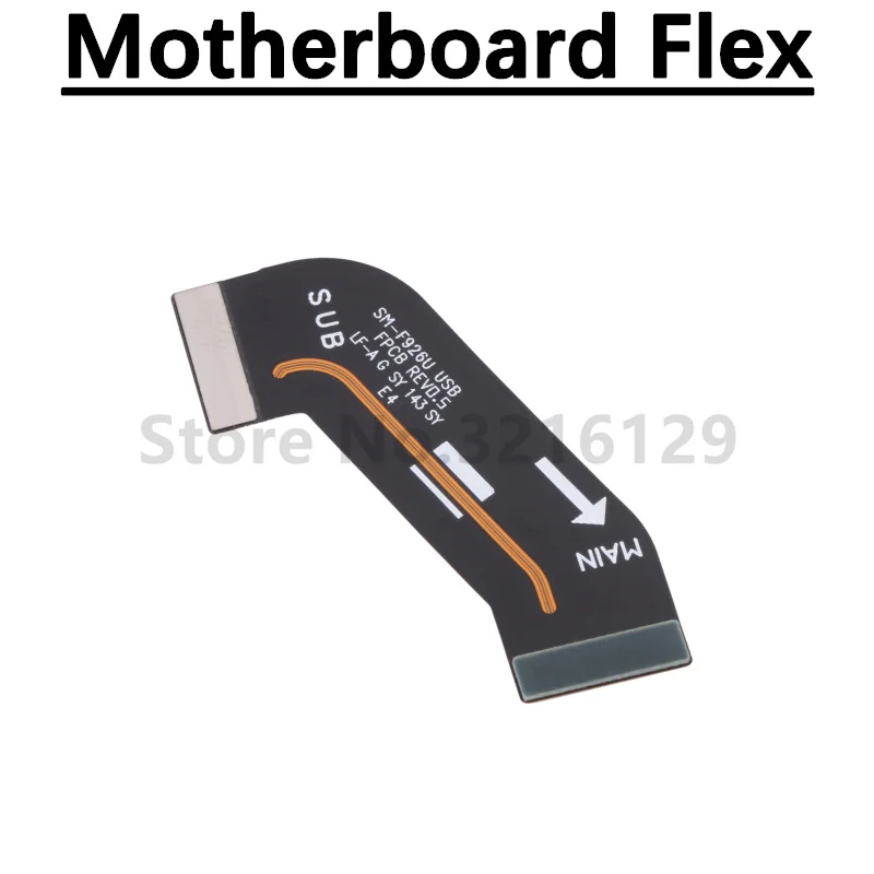 Charging Port Board For Samsung Z Fold3 F926 Volume Button SIM Card Tray Spin Axis Signal Fingerprint Sensor Motherboard Flex