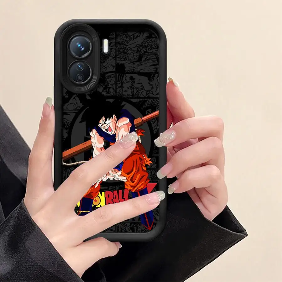 Capa macia para redmi note 13 14 pro plus 11s 12s 10 11 12 pro dragon ball japão anime goku