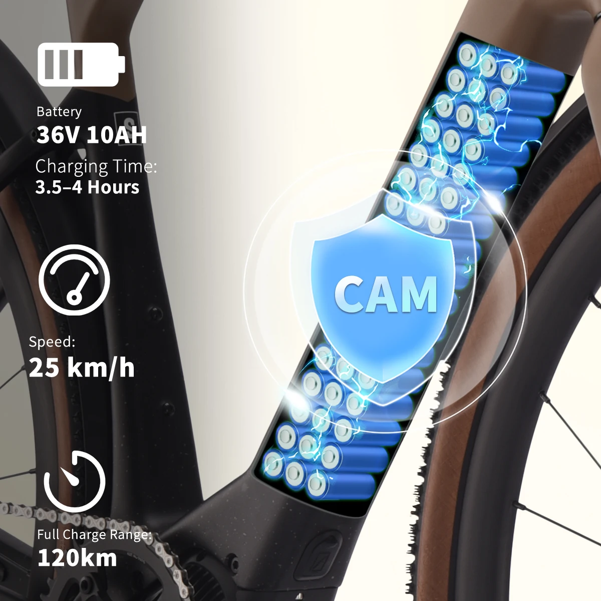 

SAVA E-BIKE Carbon Fiber Gravel Electric Assist Bike 36V 10AH Battery with 120km Range Features SHIMAN0 GRX ST-RX600 Groupset