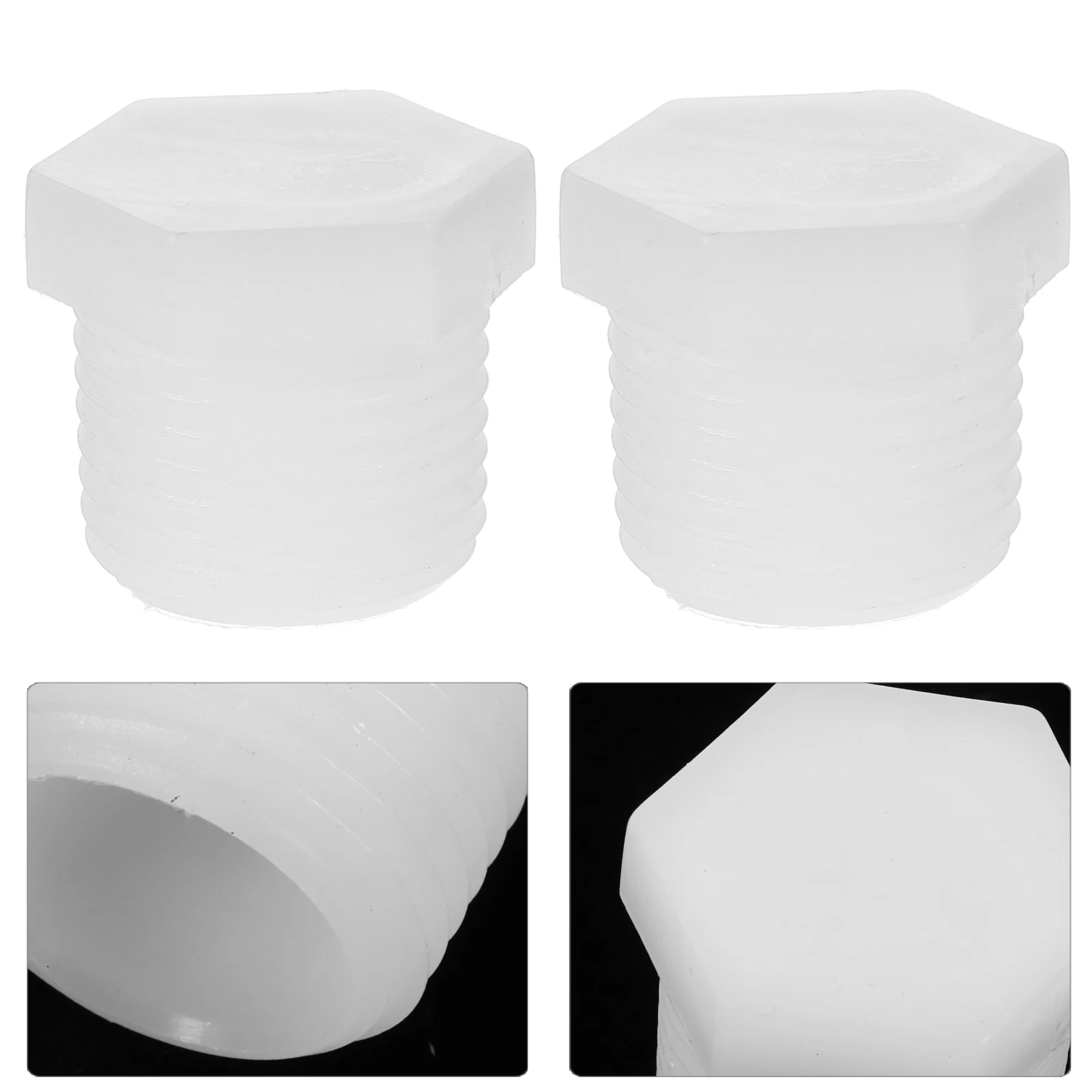 

12pcs Rv Hot Heater Drain Pvc Seal Plug Camper Water Heater Replacement Universal Heat Resistant Leak