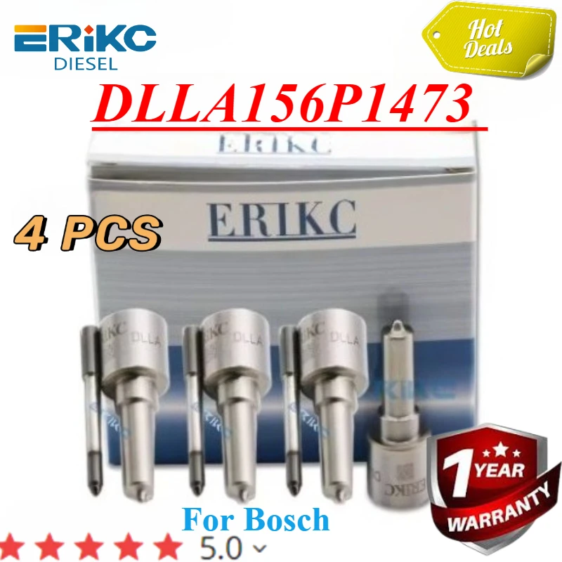 

4PC DLLA156P1473 0433171913 Diesel Injector Nozzle DLLA 156P 1473 Sprayer for Bosch 0445110205 0445110206