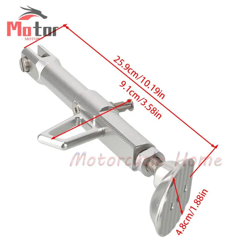Soporte de pie CNC ajustable para motocicleta, cubierta de aleación de aluminio para Honda Monkey Trail Bike Z50, piezas de repuesto