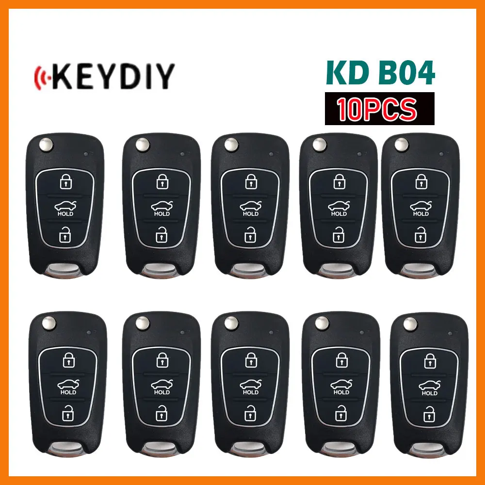 

10PCS KEYDIY KD B04 Universal Remote Key for KIA Style KD900/KD MINI/KD-X2 Keys Tool Programmer B Series Remote Control Car Key