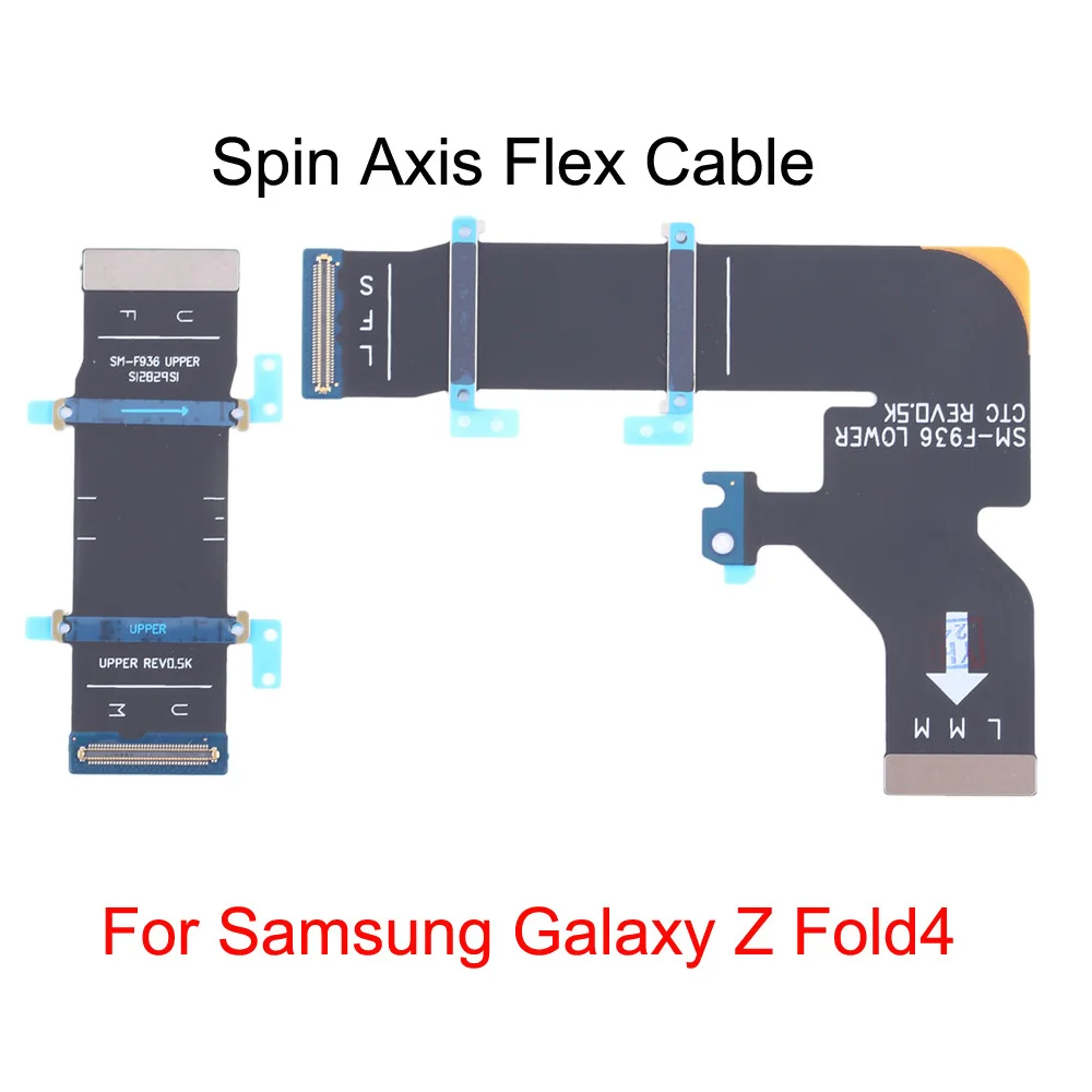1 Pair Spin Axis Flex Cable For Samsung Galaxy Z Fold4 SM-F936B Spare Parts