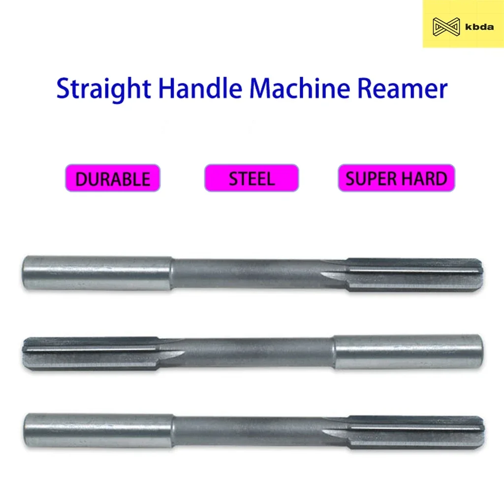 Imagem -03 - Kbda Pcs 220 mm Hss Máquina Alargador h7 mm mm mm mm 10 mm 12 mm 14 mm 16 mm 18 mm 20 mm Alargador de Haste Reta de Aço de Alta Velocidade