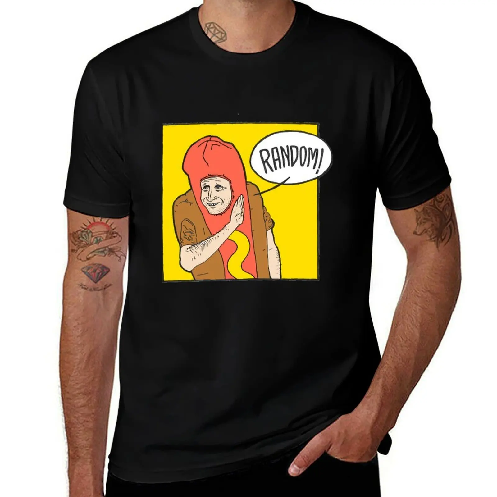 i think you should leave hot dog car crash T-Shirt Casual Simple Design Short Sleeve Shirt T-Shirt